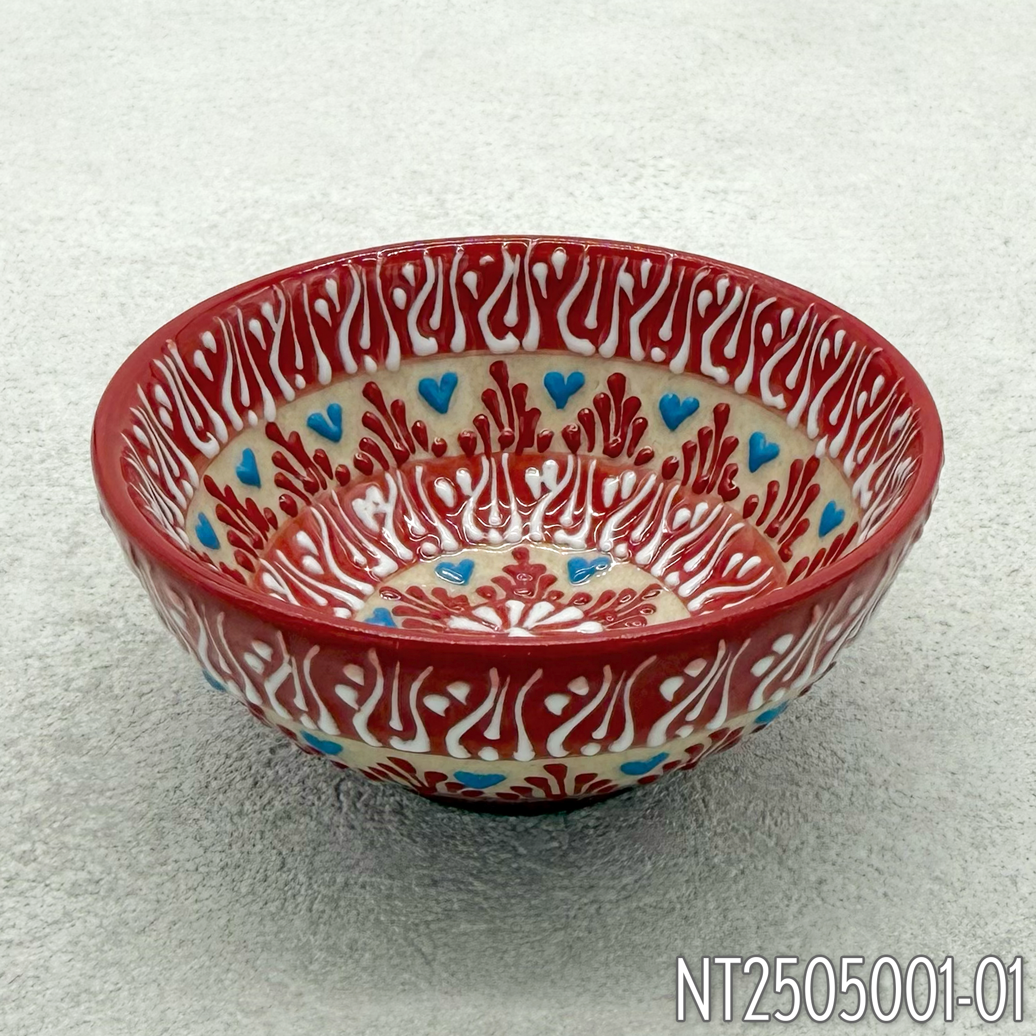 Natto Tülay (Niksar Çini) Round Handmade Small Plates (4 Types)