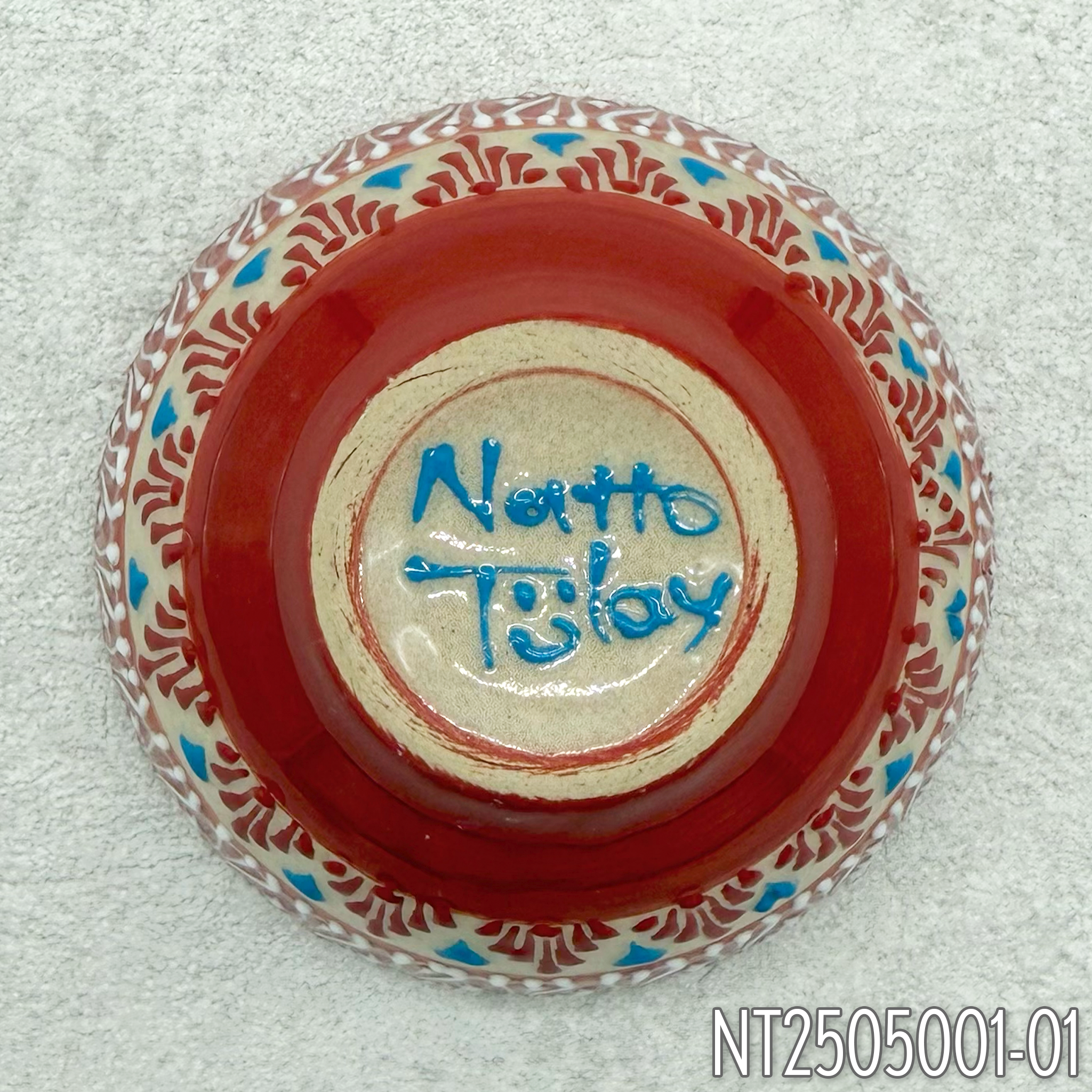 Natto Tülay (Niksar Çini) Round Handmade Small Plates (4 Types)