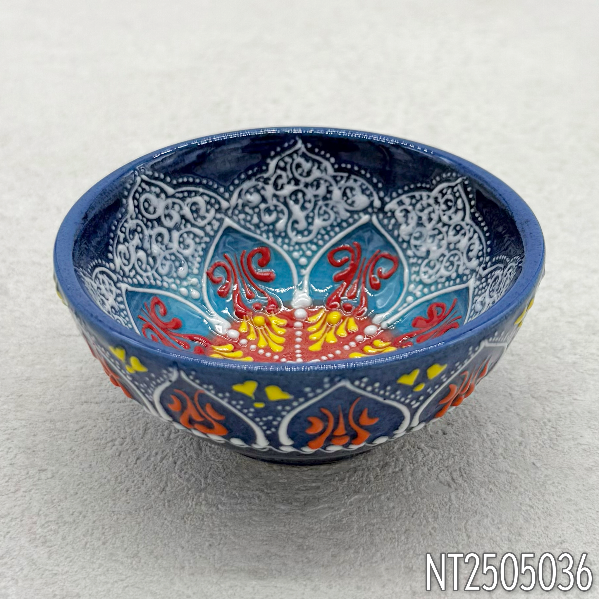 Natto Tülay(Niksar Çini)ラウンド型ハンドメイド小皿(4種)