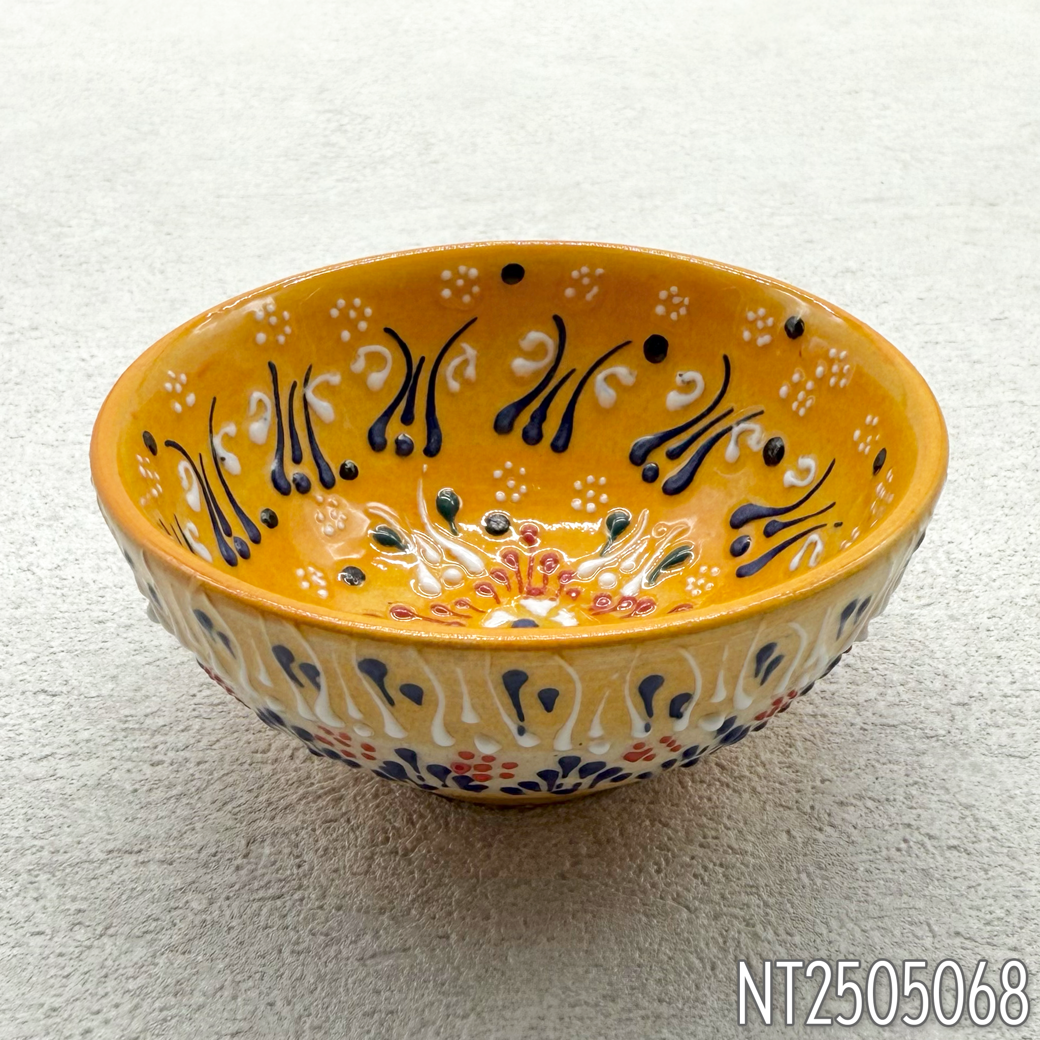 Natto Tülay (Niksar Çini) Round Handmade Small Plates (4 Types)