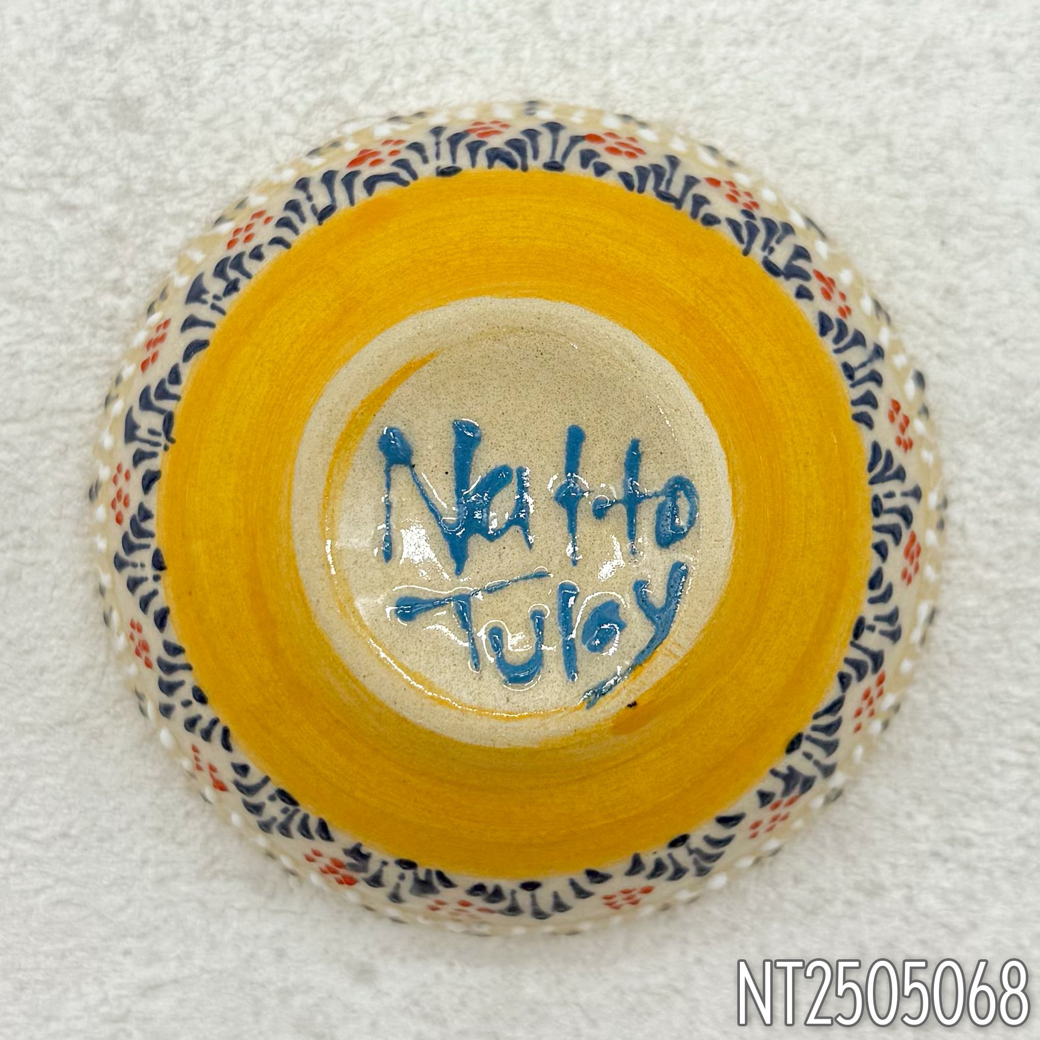 Natto Tülay (Niksar Çini) Round Handmade Small Plates (4 Types)