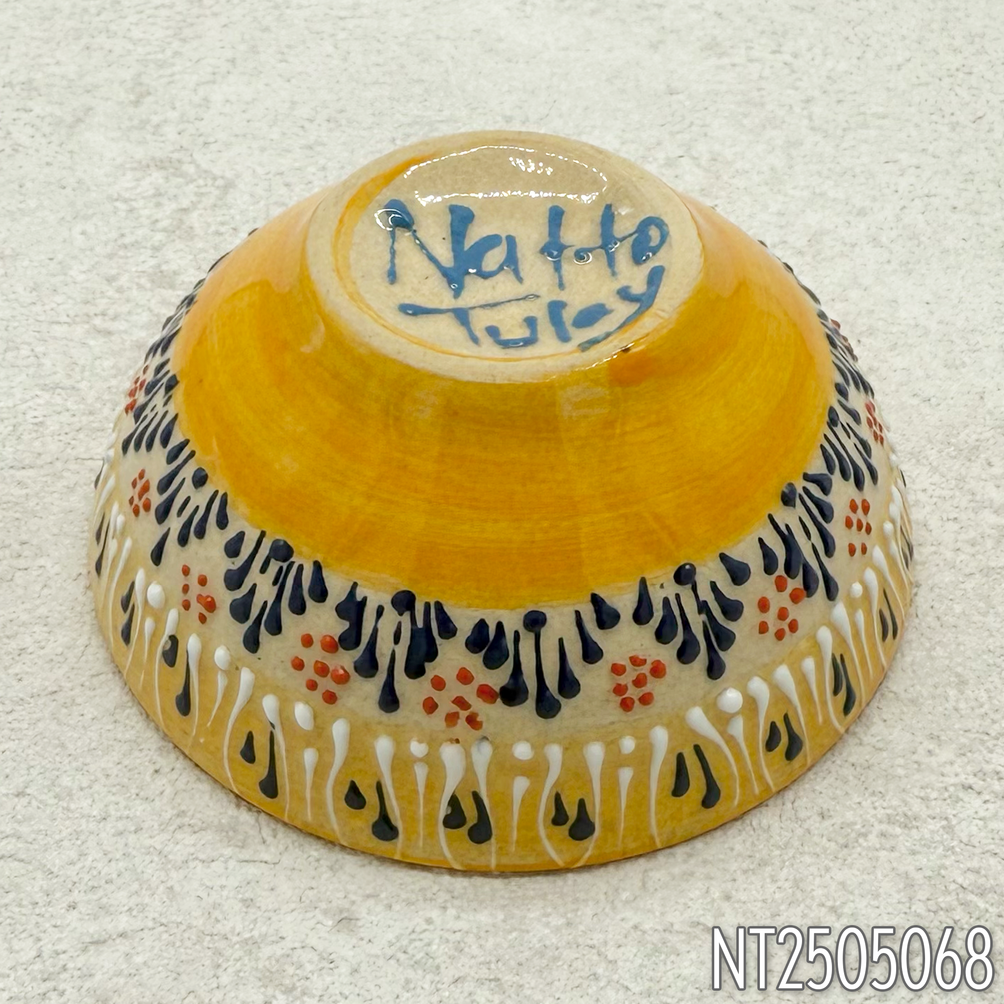 Natto Tülay (Niksar Çini) Round Handmade Small Plates (4 Types)