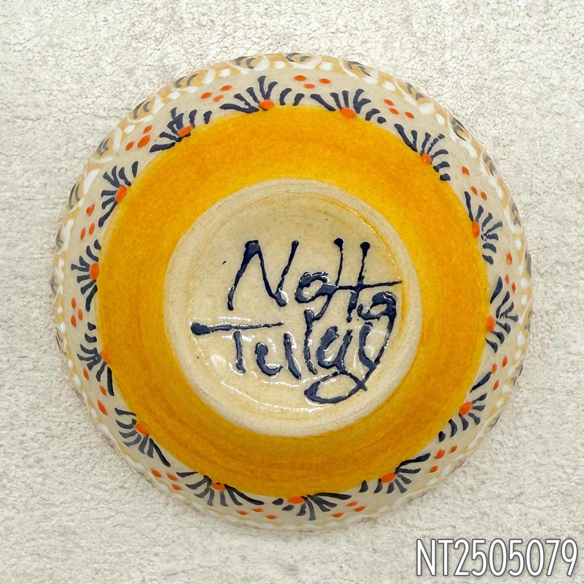 Natto Tülay(Niksar Çini)ラウンド型ハンドメイド小皿(4種)