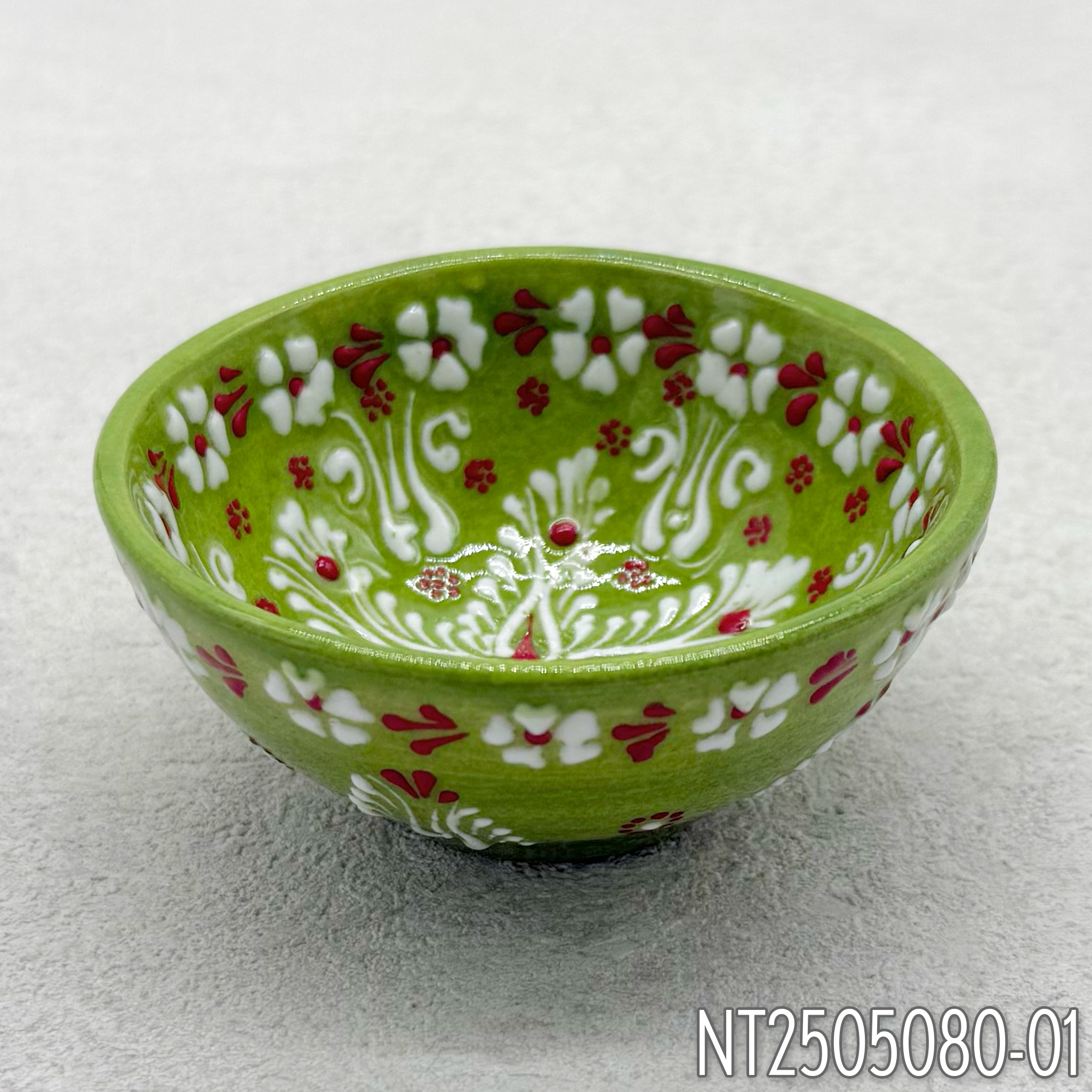 Natto Tülay(Niksar Çini)ラウンド型ハンドメイド小皿(4種)