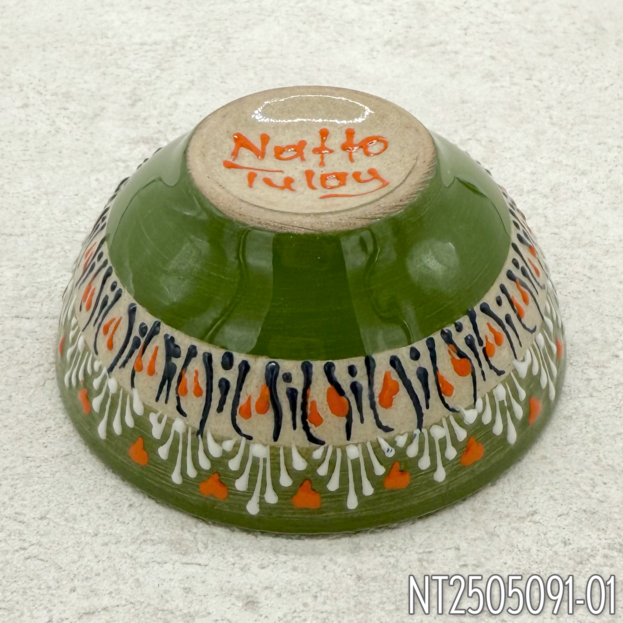 Natto Tülay (Niksar Çini) Round Handmade Small Plates (4 Types)