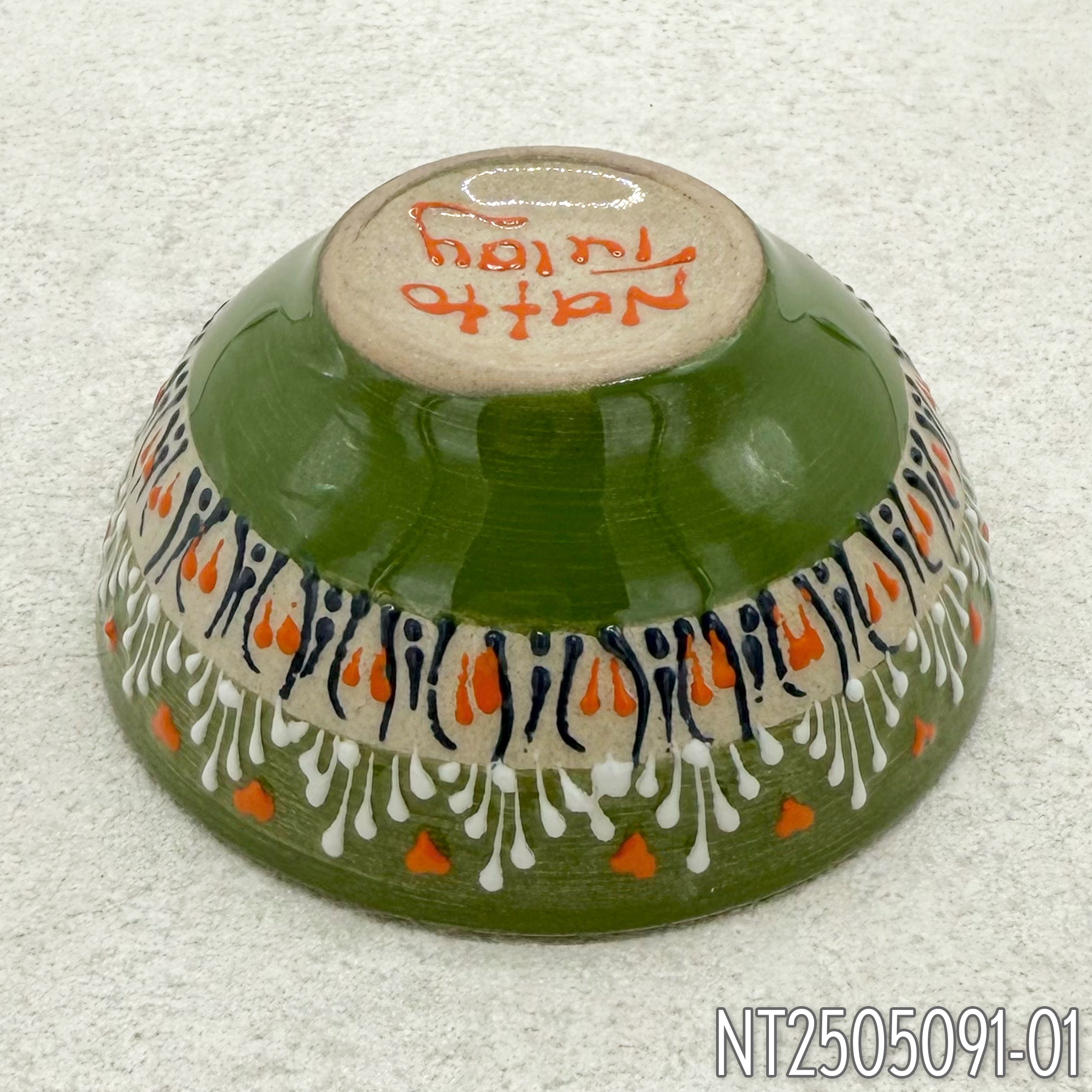 Natto Tülay (Niksar Çini) Round Handmade Small Plates (4 Types)