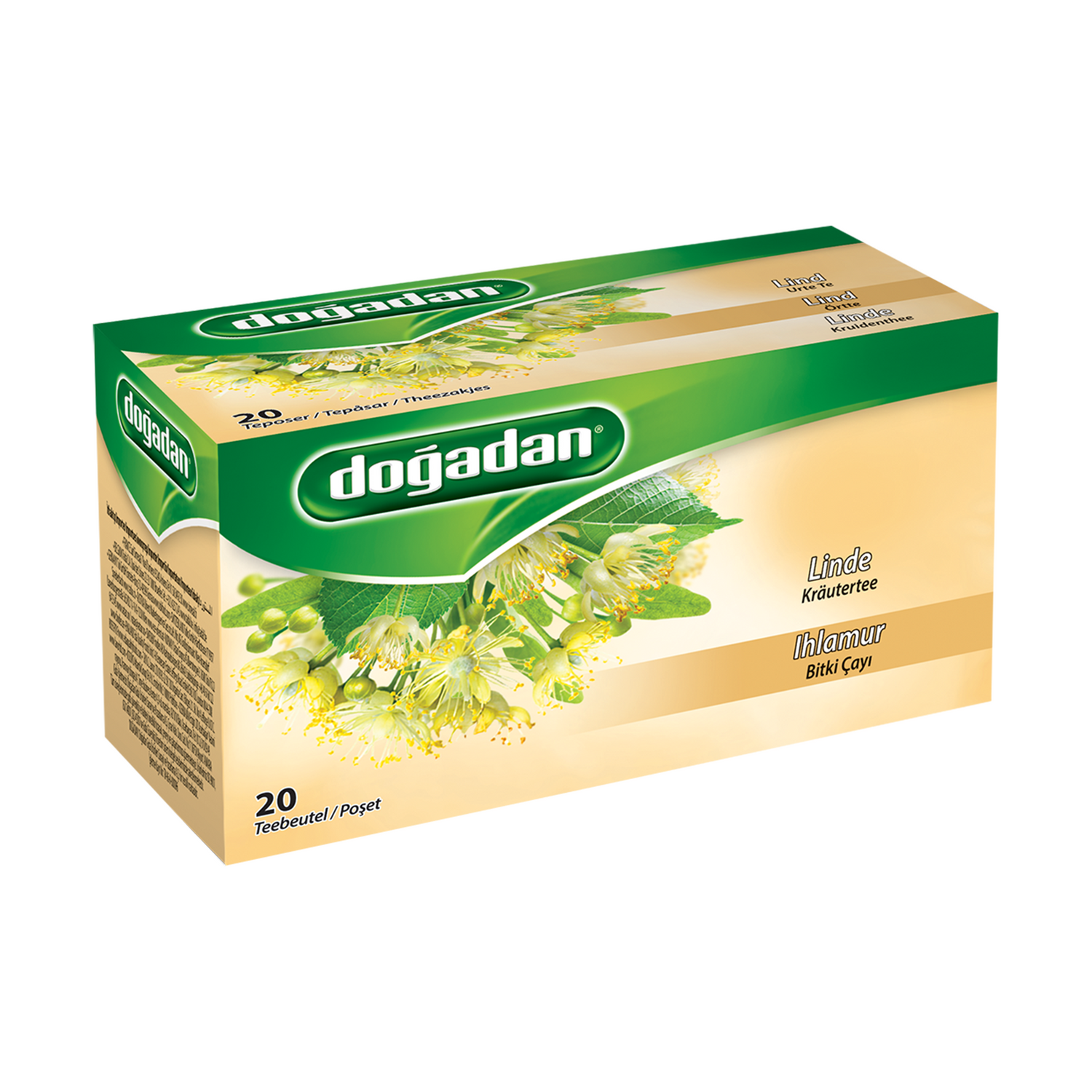 ドアダン リンデンハーブティー 1.6g×20Pトルコ産 | Dogadan Ihlamur Bitki Cayi | Linden Herbal Infusion