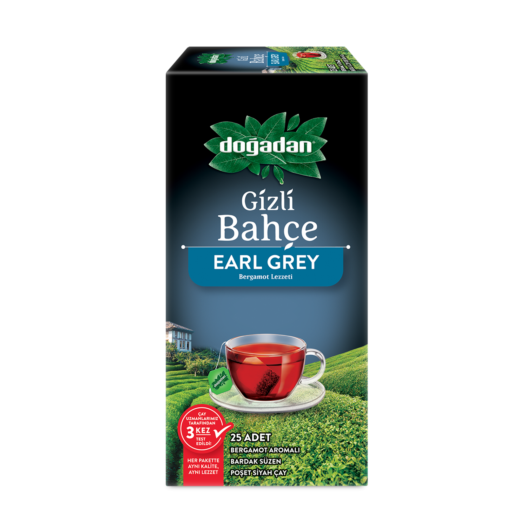 Doğadan Gizli Bahçe Earl Grey Bardak Süzen Poşet 2g x 25P