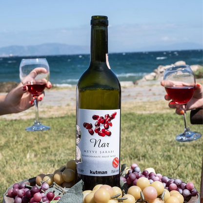 クトマン ザクロワイン 750ml トルコ フルーツワイン | Kutman Nar Meyve Şarabı | Pomegranate Fruit Wine