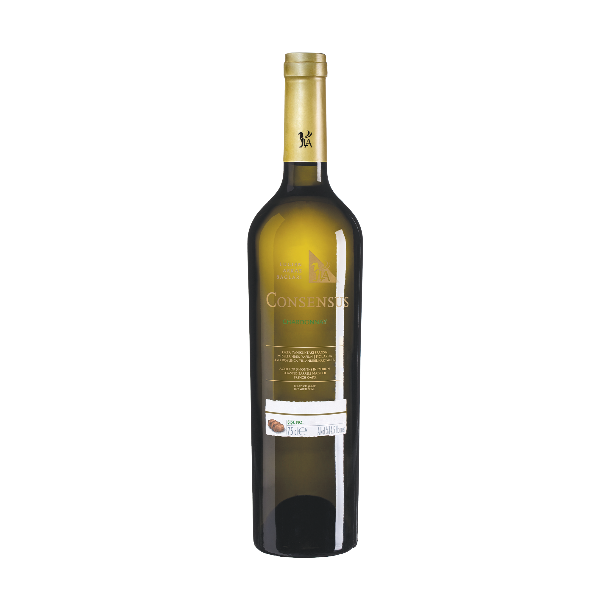 Lucien Arkas Consensus Chardonnay Beyaz Sek Şarap 75cl
