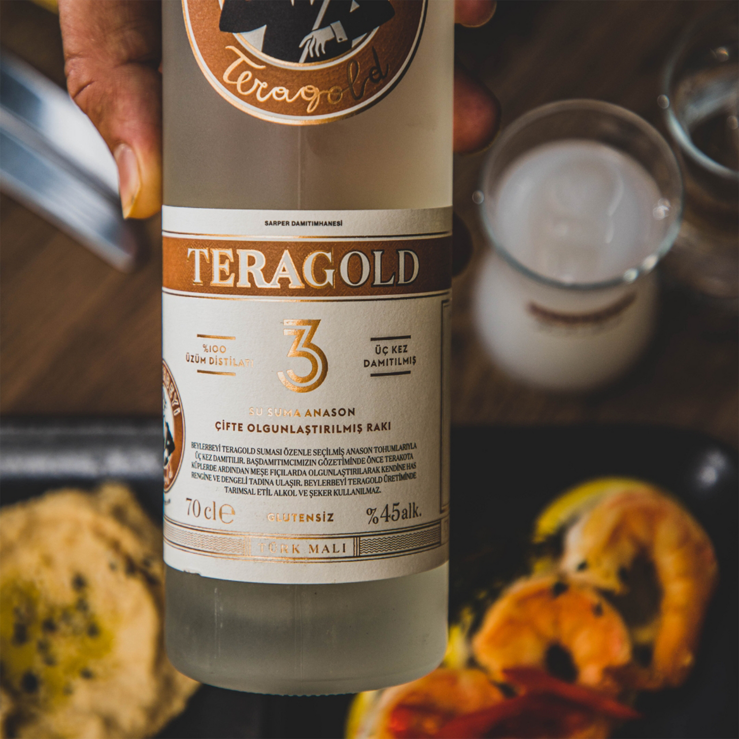 サルペル ベイレルベイ・テラゴールド・ラク 700ml | Sarper Beylerbeyi Teragold Rakı | Beylerbeyi Teragold Raki