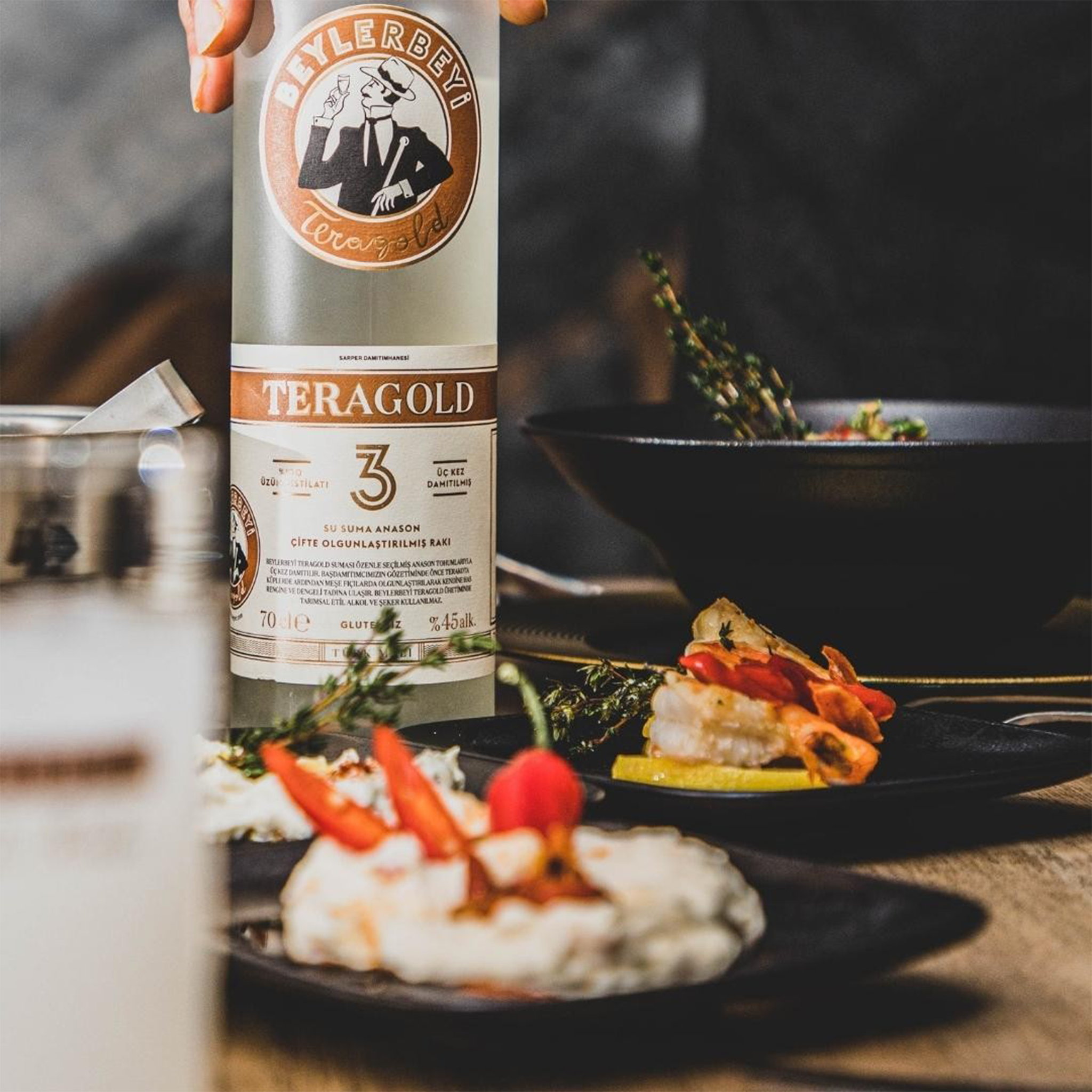 サルペル ベイレルベイ・テラゴールド・ラク 700ml | Sarper Beylerbeyi Teragold Rakı | Beylerbeyi Teragold Raki