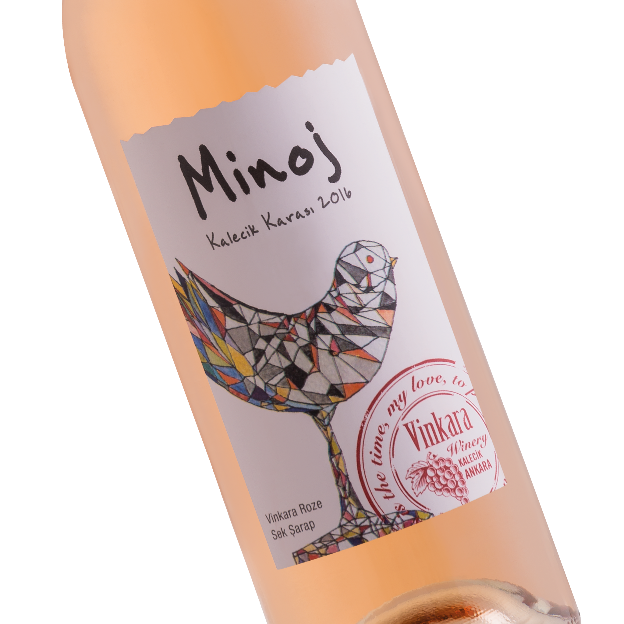 ヴィンカラ ミノージュ カレジクカラス 750ml 辛口 トルコ ロゼワイン | Vinkara Minoj Kalecik Karasi Roze Sek Sarap | Dry Rose Wine