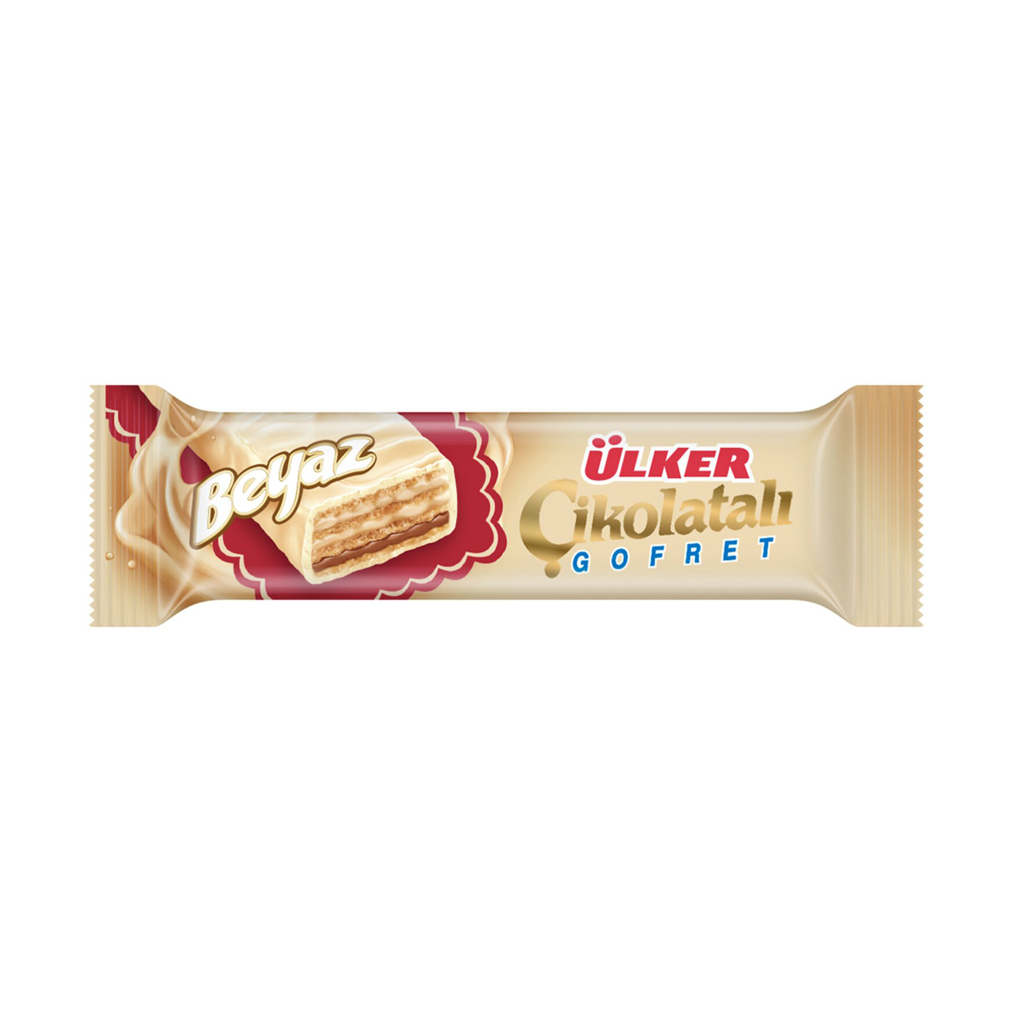 ウルケル チコラタル・ゴーフレット ホワイトチョコレート  | Ülker Çikolatalı Gofret Beyaz Çikolatalı | Ulker Chocolate Wafer White