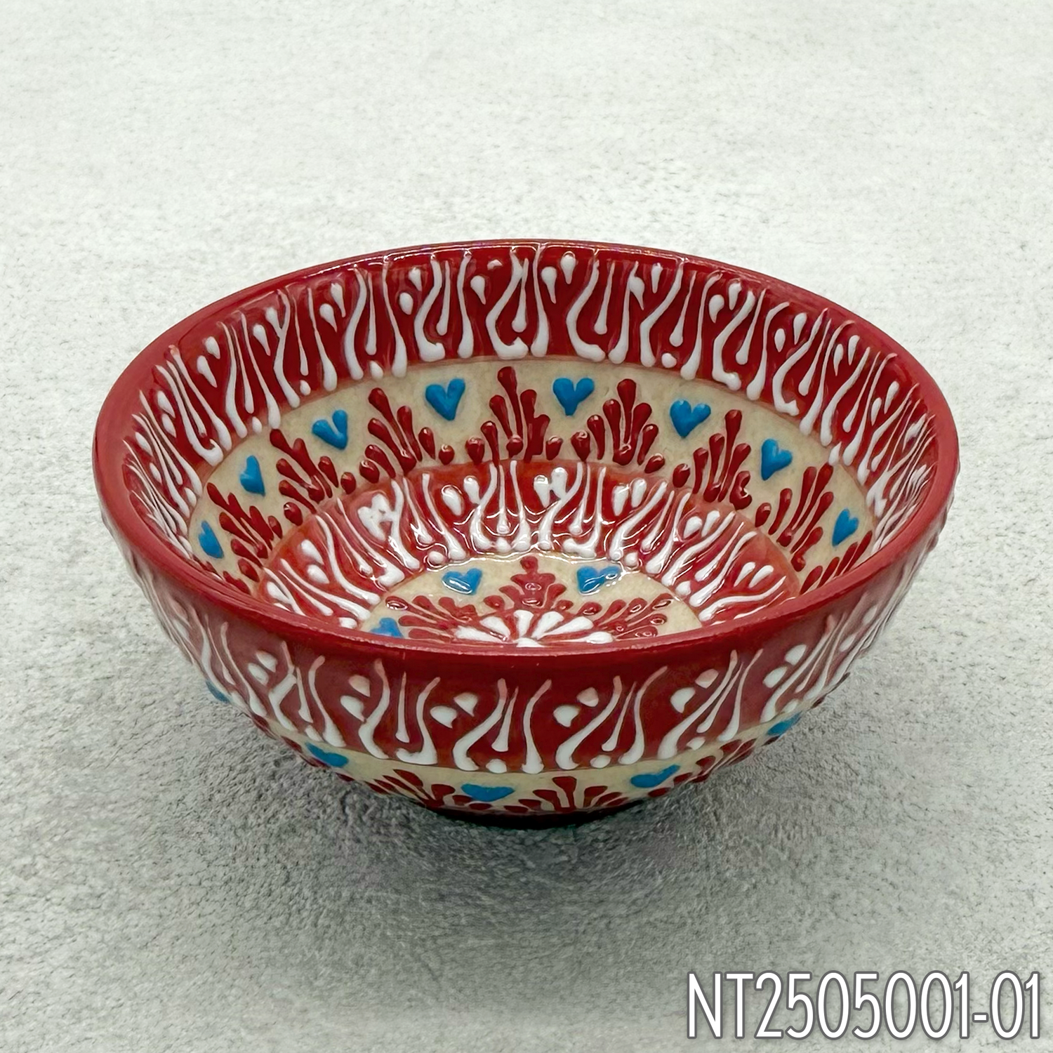 Natto Tülay (Niksar Çini) Round Handmade Small Plates (4 Types)