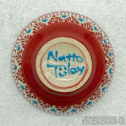Natto Tülay (Niksar Çini) Round Handmade Small Plates (4 Types)