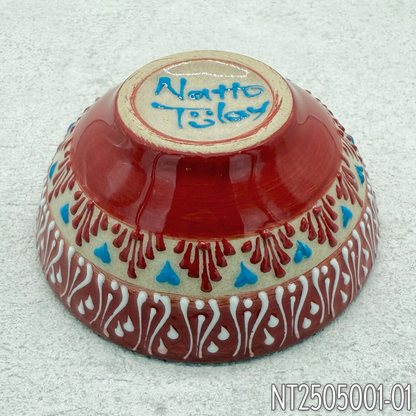 Natto Tülay (Niksar Çini) Round Handmade Small Plates (4 Types)