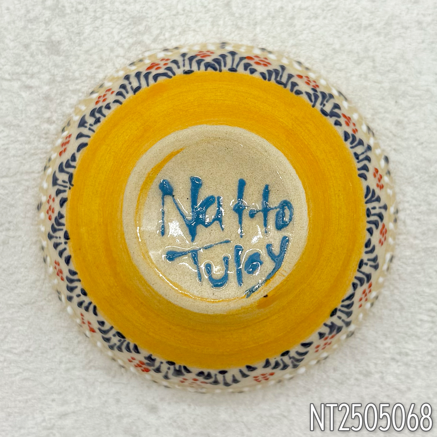 Natto Tülay (Niksar Çini) Round Handmade Small Plates (4 Types)