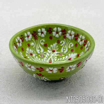 Natto Tülay（Niksar Çini）ラウンド型ハンドメイド小皿（4種）