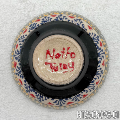 Natto Tülay（Niksar Çini）ラウンド型ハンドメイド小皿（4種）
