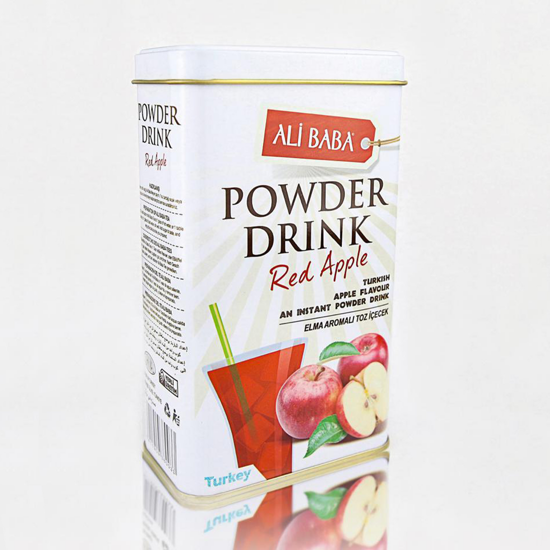 Ali Baba Instant Apple Tea 250g | Ali Baba Toz Elma Cayi | Powder Drink Red Apple