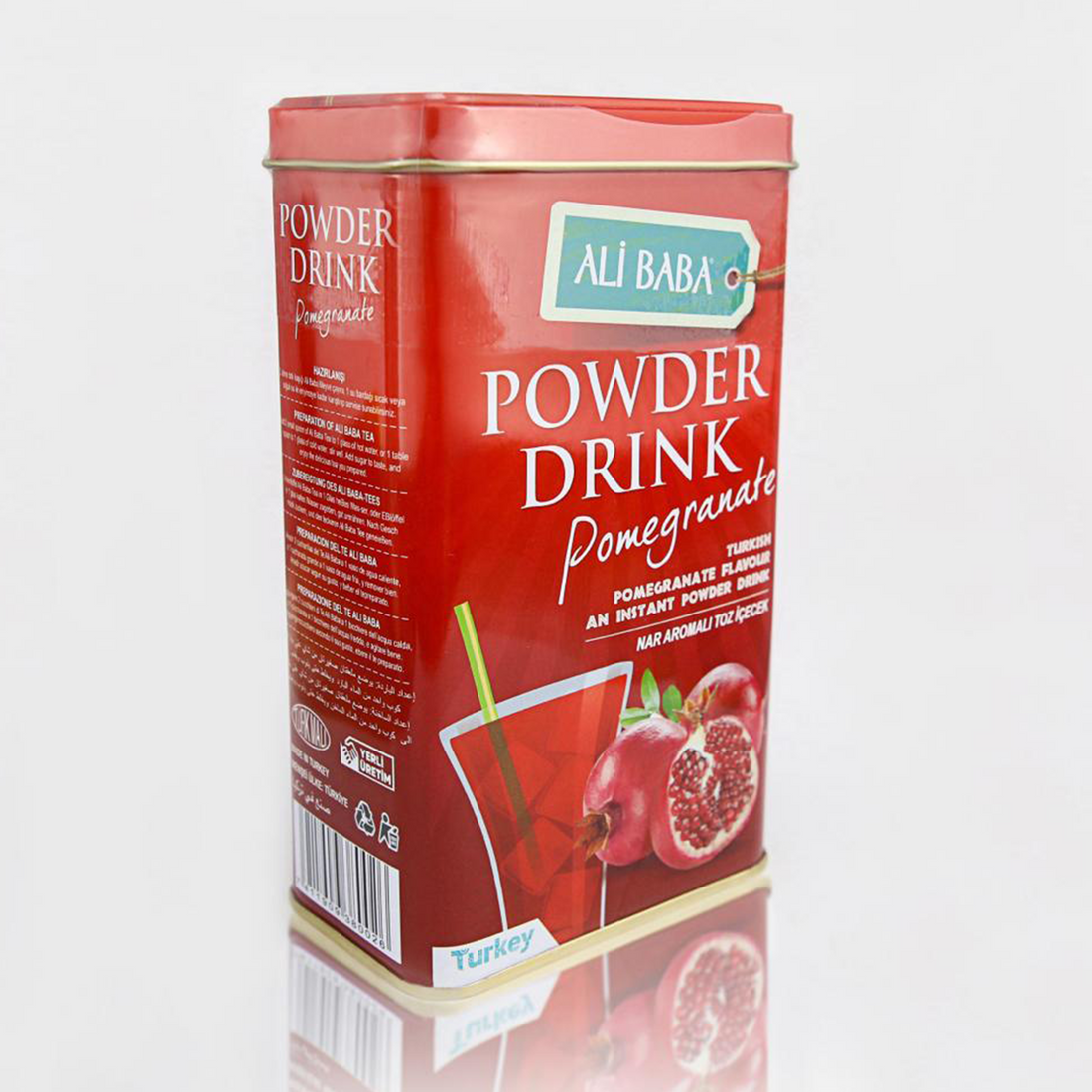 Ali Baba Instant Pomegranate Tea 250g | Ali Baba Toz Nar Cayi | Powder Drink Pomegranate