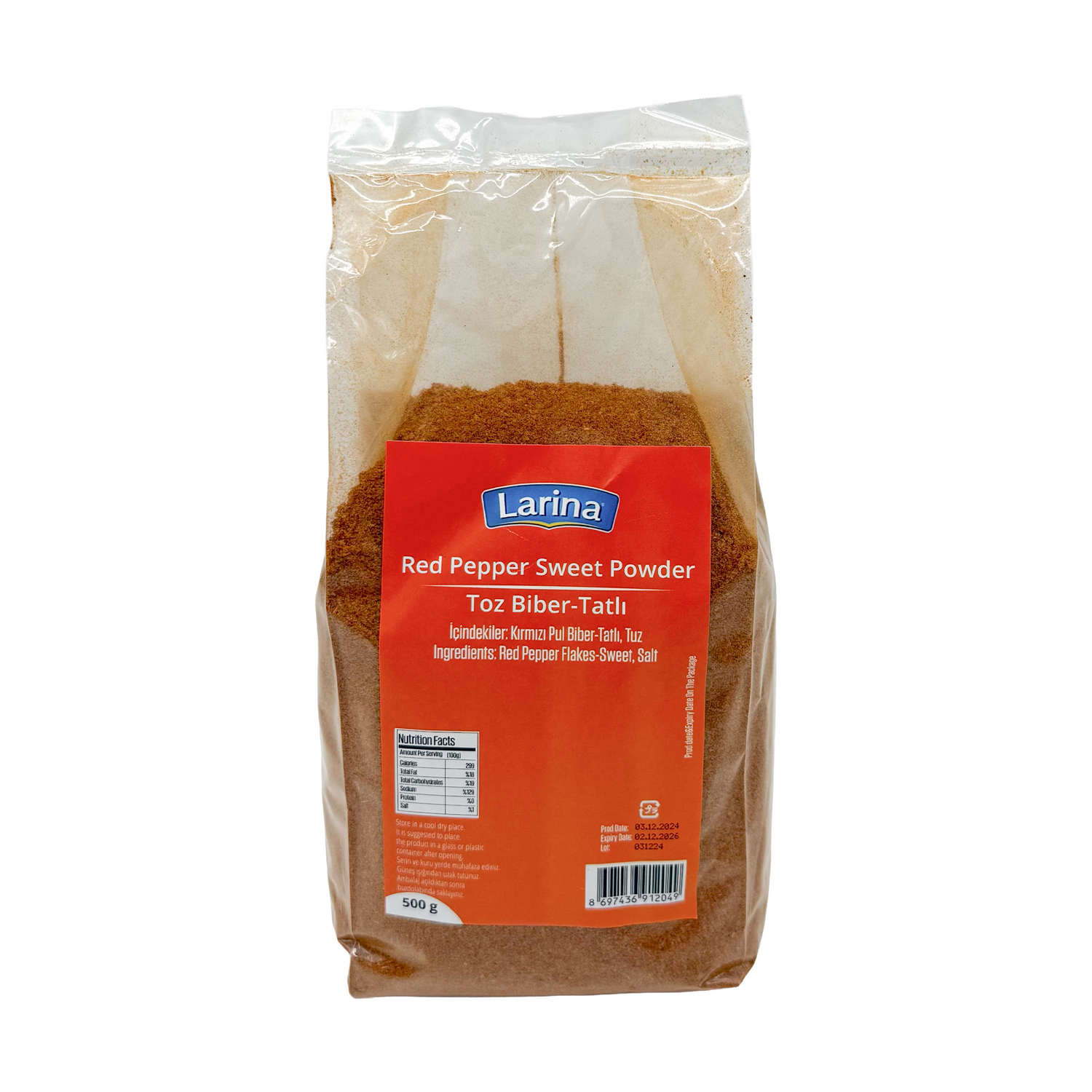 Sweet Red Pepper Powder 500g