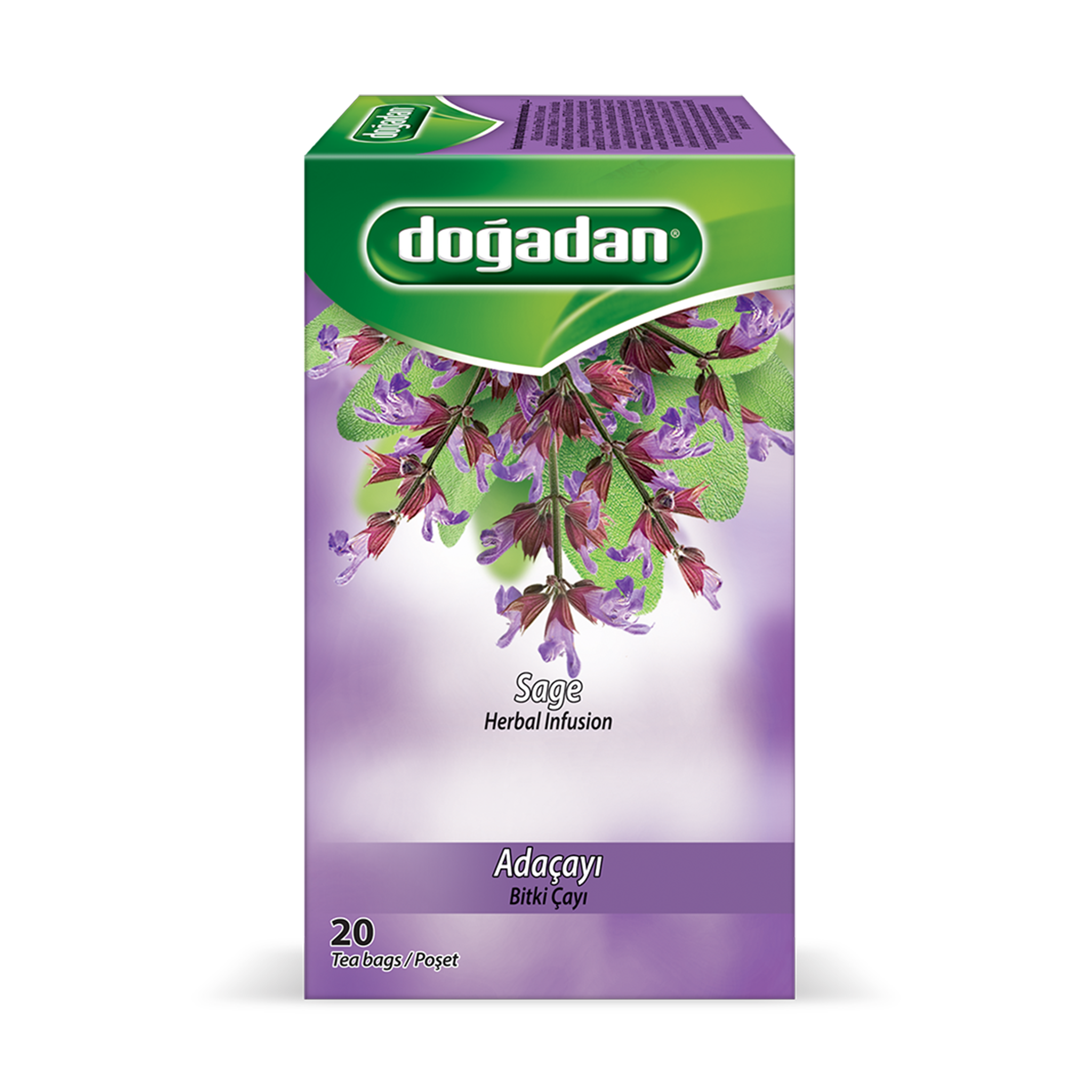 Dogadan Sage Herbal Tea 1.3g×20P | Dogadan Adacayi Bitki Cayi | Sage Herbal Infusion
