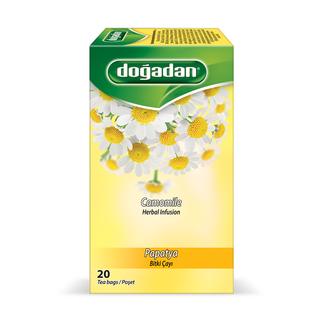 Dogadan Camomile Herbal Tea 1.5g×20P | Dogadan Papatya Bitki Cayi | Camomile Herbal Infusion