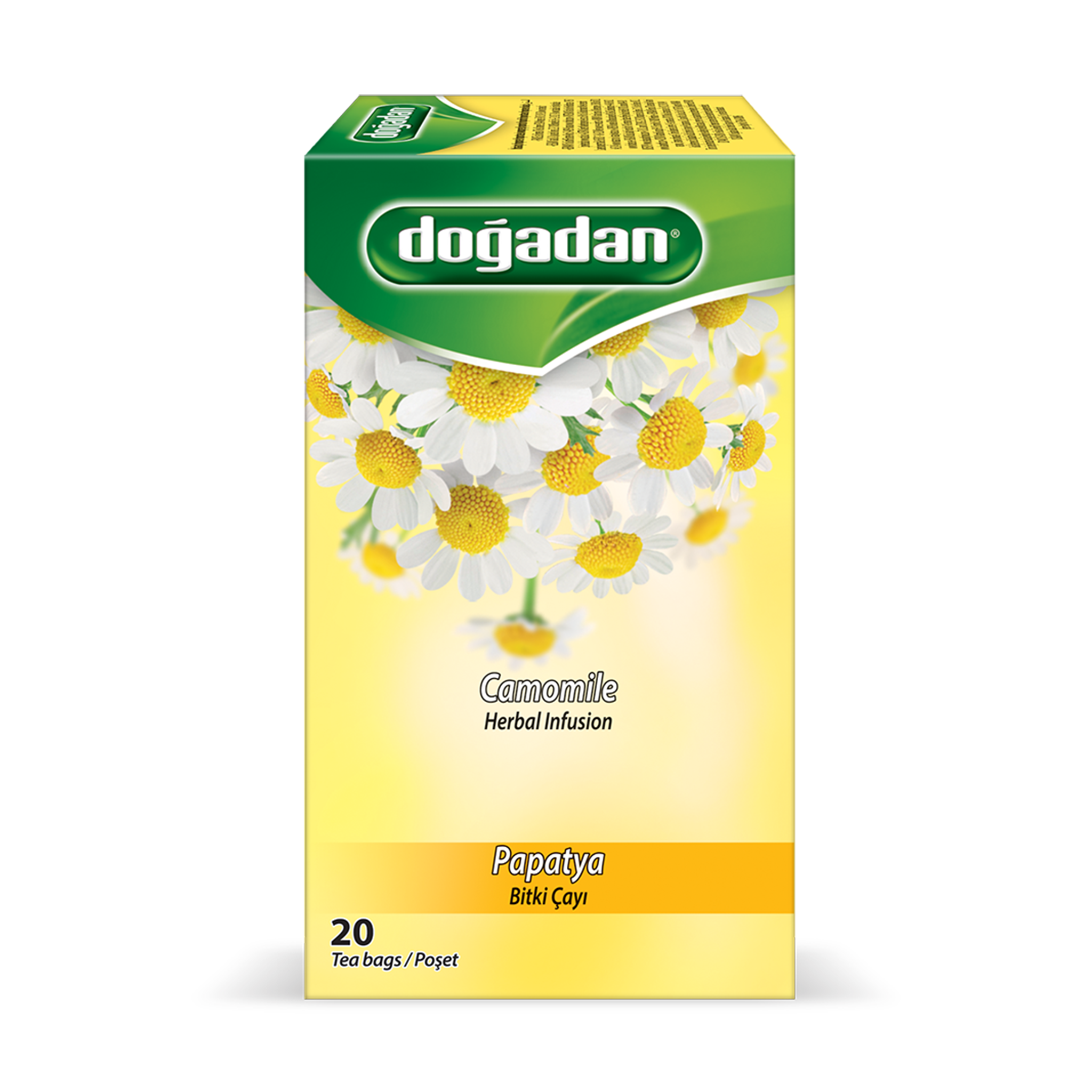 Dogadan Camomile Herbal Tea 1.5g×20P | Dogadan Papatya Bitki Cayi | Camomile Herbal Infusion