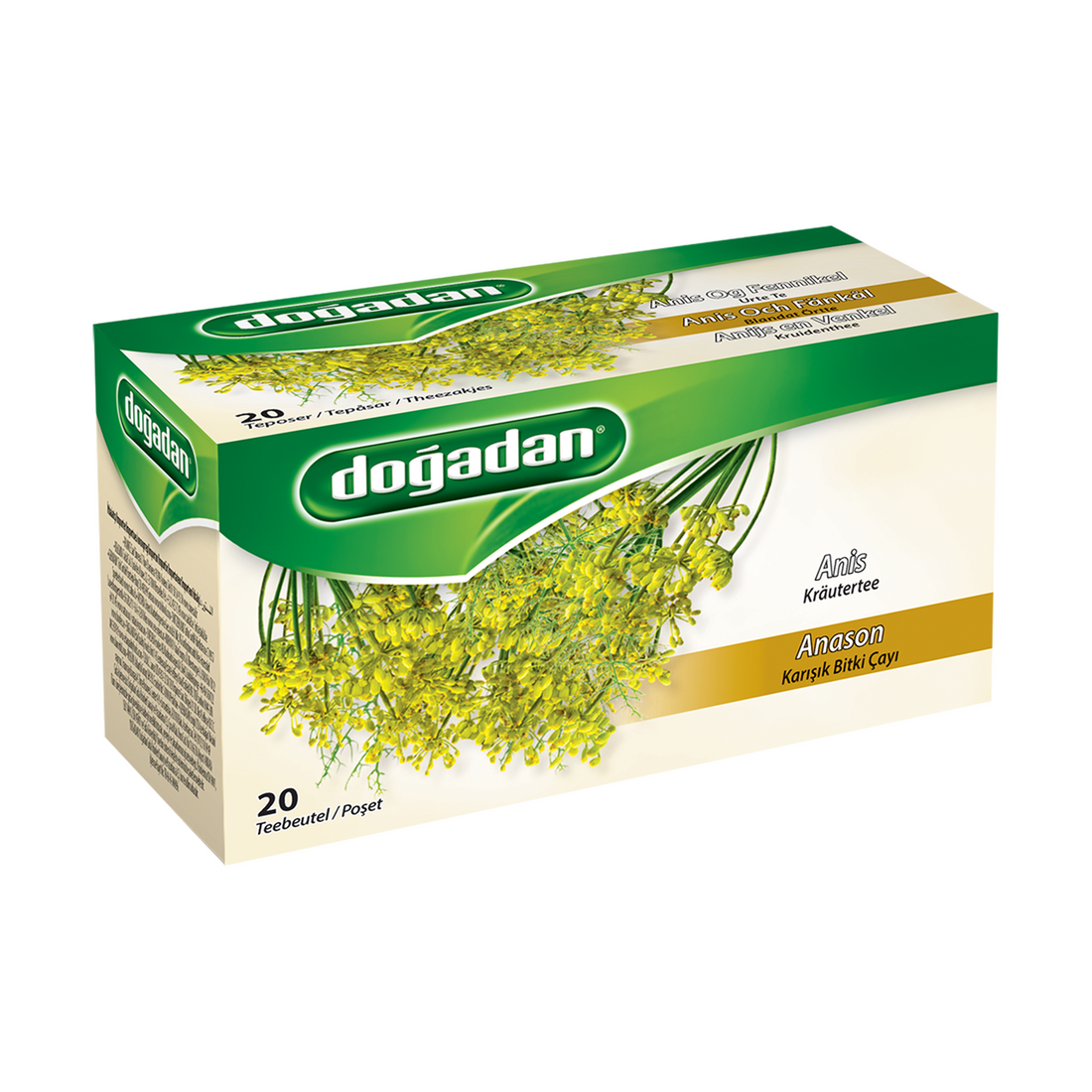 Dogadan Anise Mix Herbal Tea 2g×20P | Dogadan Anason Karisik Bitki Cayi | Anise Herbal Infusion
