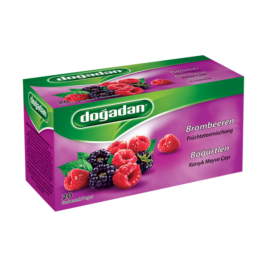 Dogadan Blackberry Mixed Fruit Tea 2g×20P | Dogadan Bogurtlen Karisik Meyve Cayi | Blackberry Fruit Infusion