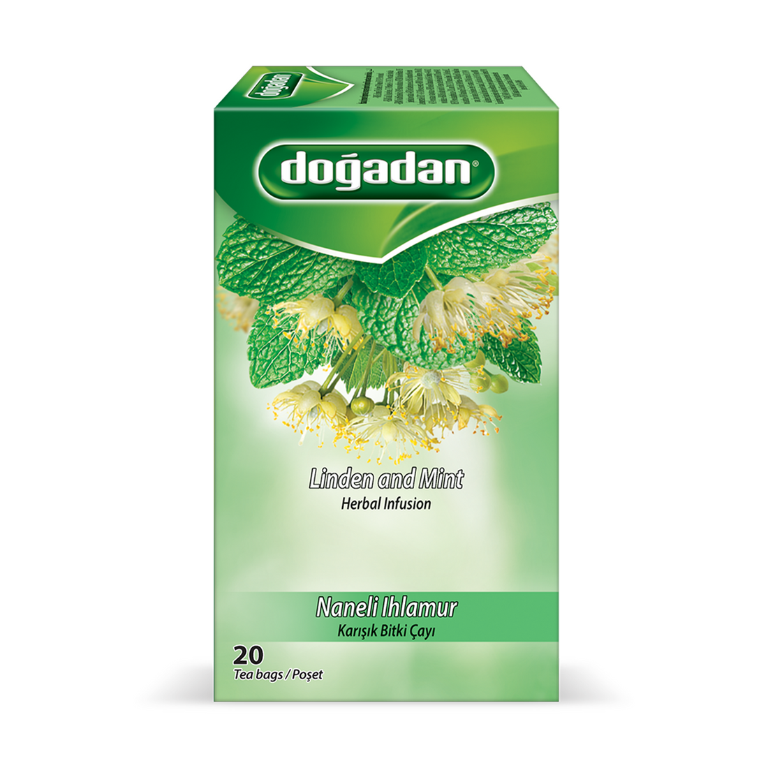 Dogadan Linden and Mint Herbal Infusion 1.5g×20P | Dogadan Naneli Ihlamur Karisik Bitki Cayi 