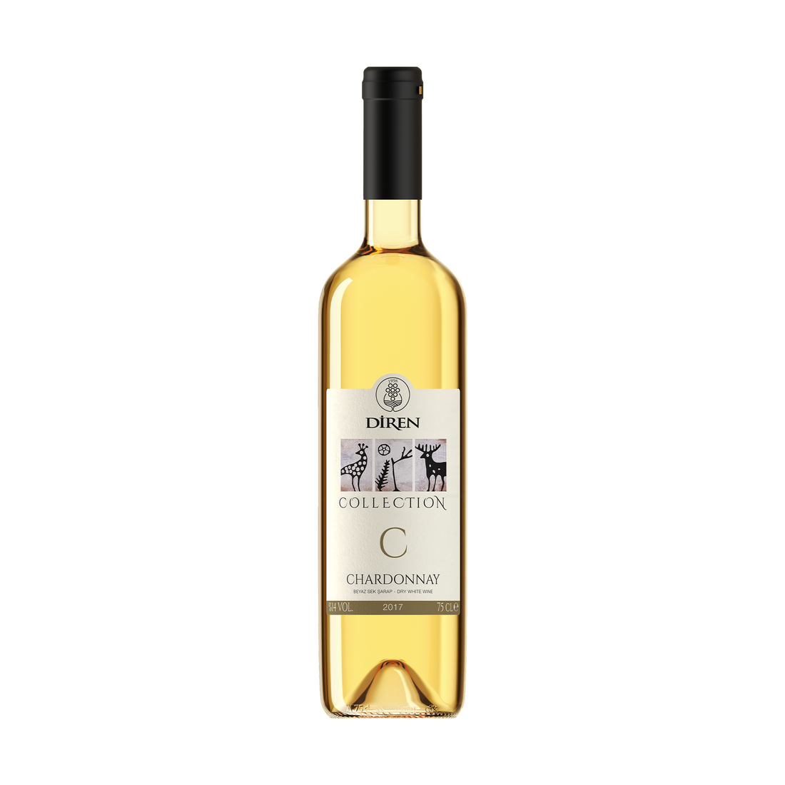 Diren Collection Chardonnay 750ml Dry Turkish White Wine | Diren Collection Chardonnay Beyaz Sek Sarap | Dry White Wine
