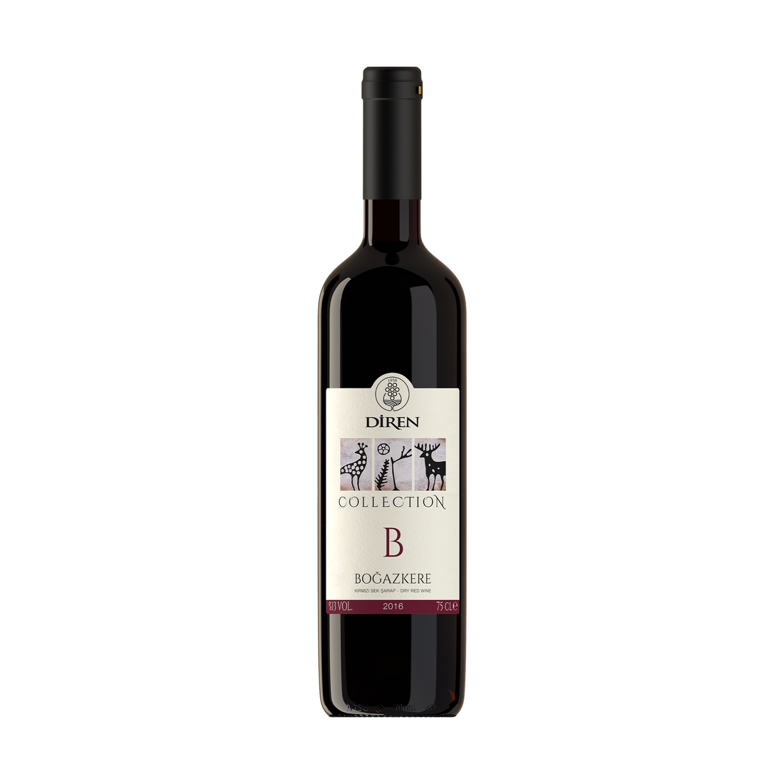 Diren Collection Boğazkere 750ml Kırmızı Sek Şarap