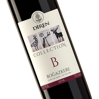 Diren Collection Bogazkere 750ml Dry Red Wine | Diren Collection Bogazkere Kirmizi Sek Sarap | Dry Red Wine