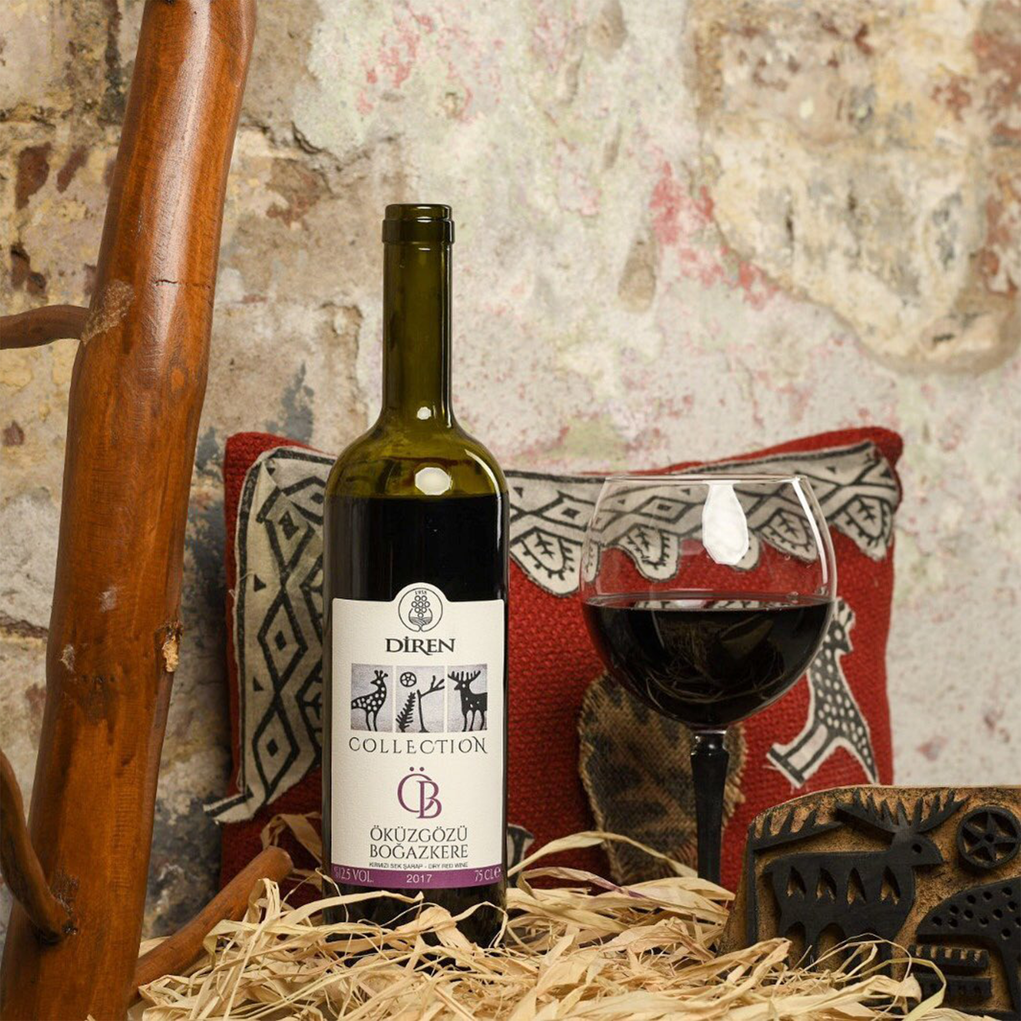 ディレン コレクション・オキュズギョズ - ボアズケレ 750ml 辛口 トルコ 赤ワイン | Diren Collection Okuzgozu - Bogazkere Kirmizi Sek Sarap | Dry Red Wine