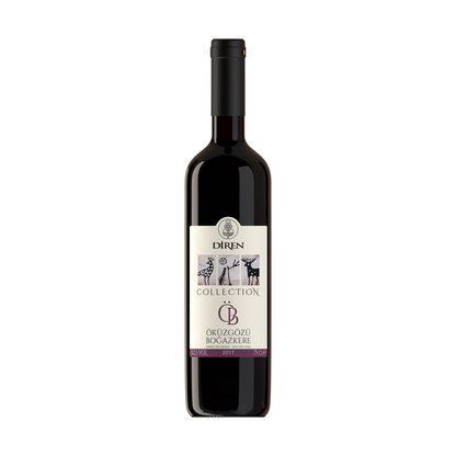 Diren Collection Okuzgozu - Bogazkere 750ml Dry Turkish Red Wine | Diren Collection Okuzgozu - Bogazkere Kirmizi Sek Sarap | Dry Red Wine