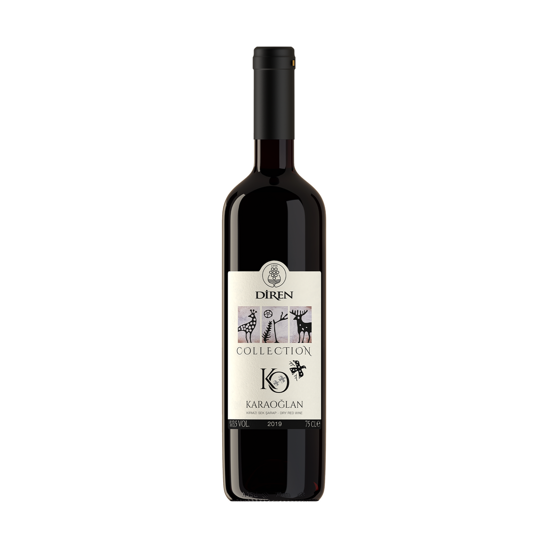 Diren Collection Karaoğlan 750ml Kırmızı Sek Şarap