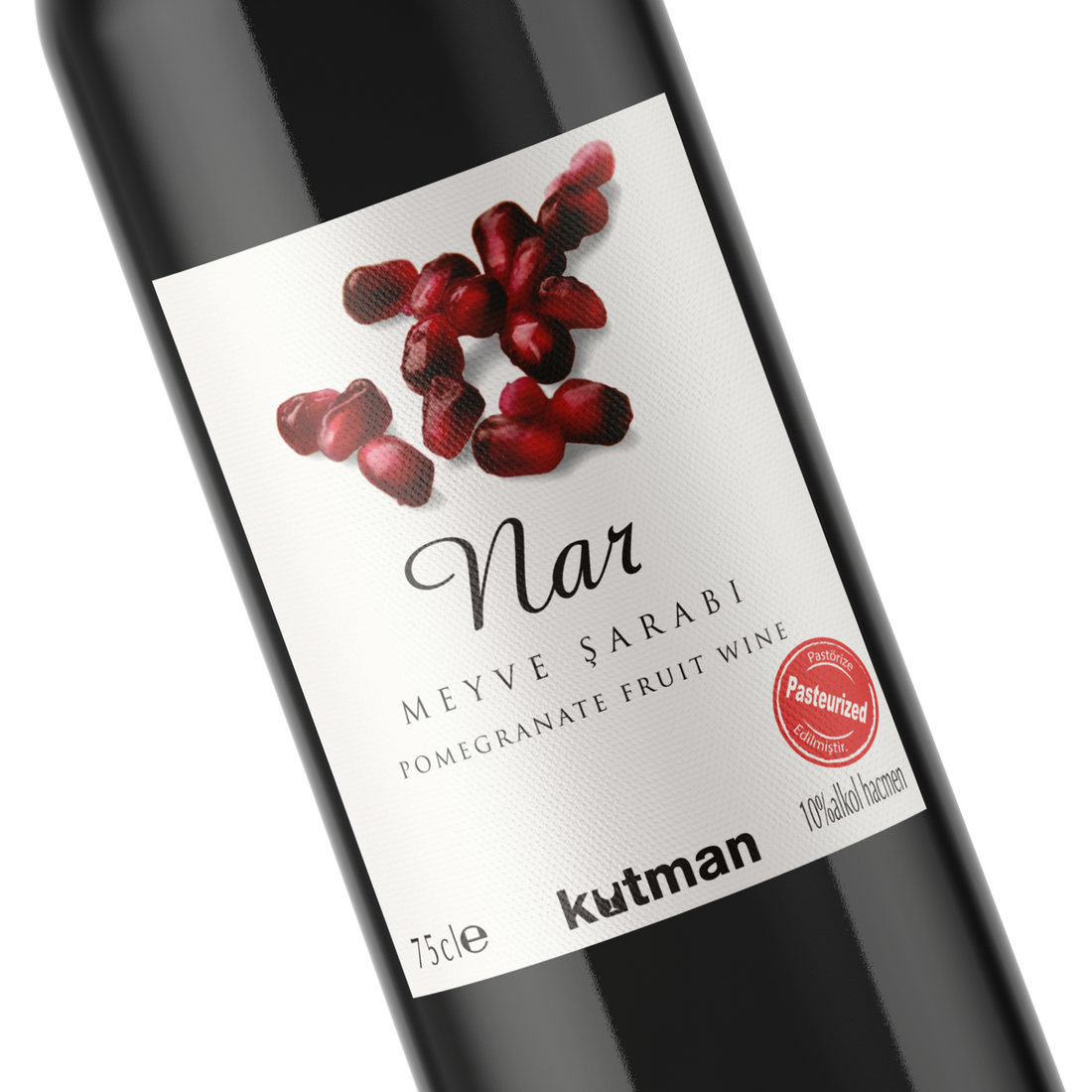 Kutman Pomegranate Wine 750ml Turkish Fruit Wine | Kutman Nar Meyve Sarabi | Pomegranate Fruit Wine