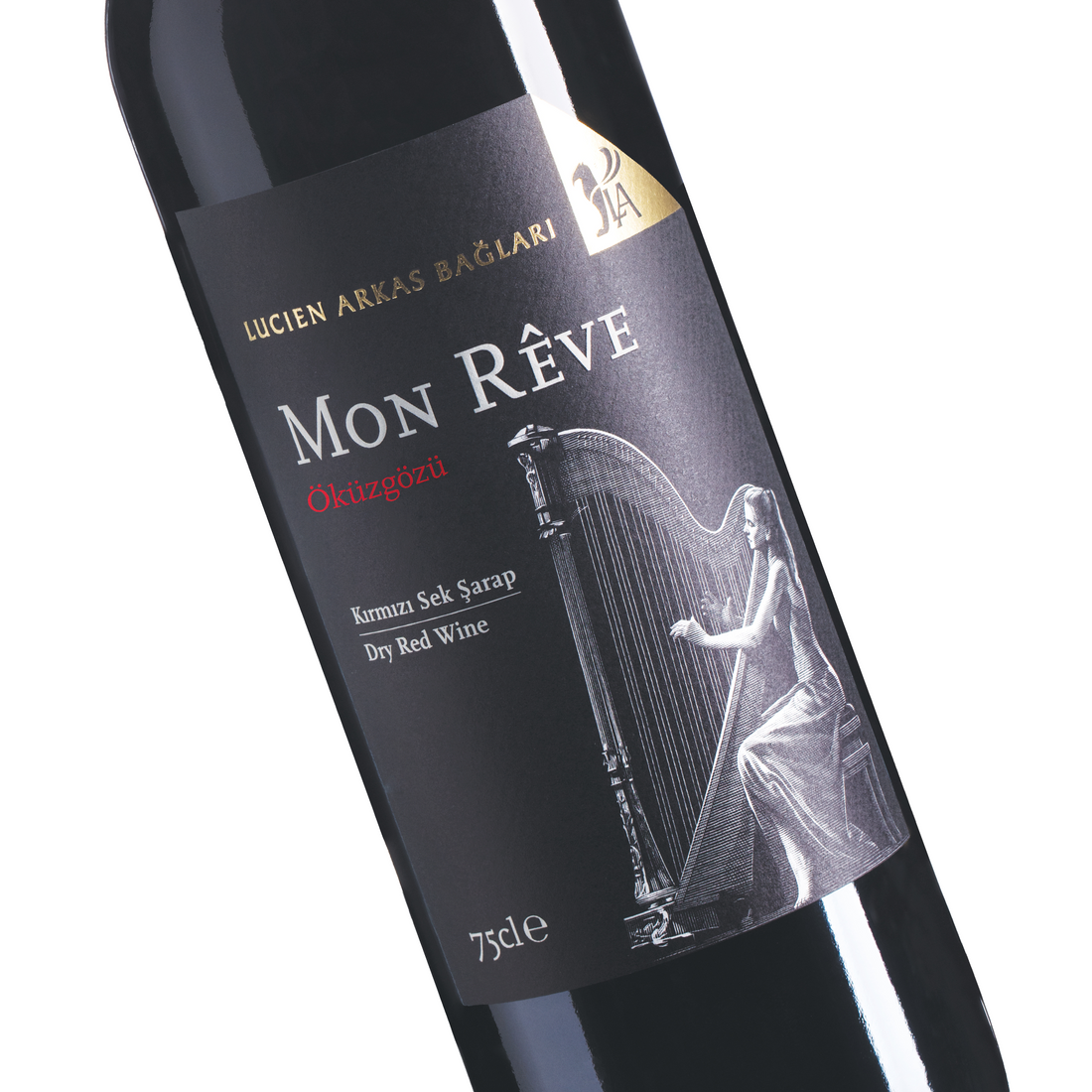 Lucien Arkas Mon Reve Öküzgözü 750ml Organik Kırmızı Sek Şarap