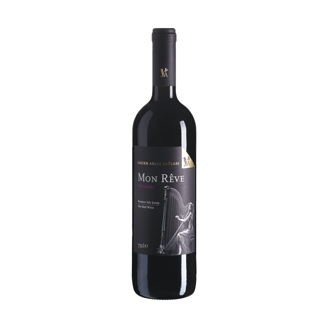 Lucien Arkas Mon Reve Marselan 750ml Dry Turkish Organic Red Wine | Mon Reve Marselan Kirmizi Sek Sarap | Dry Red Wine