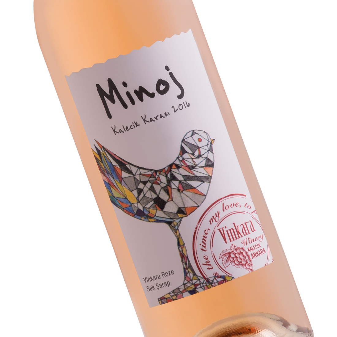 Vinkara Minoj Kalecik Karası 750ml Roze Sek Şarap