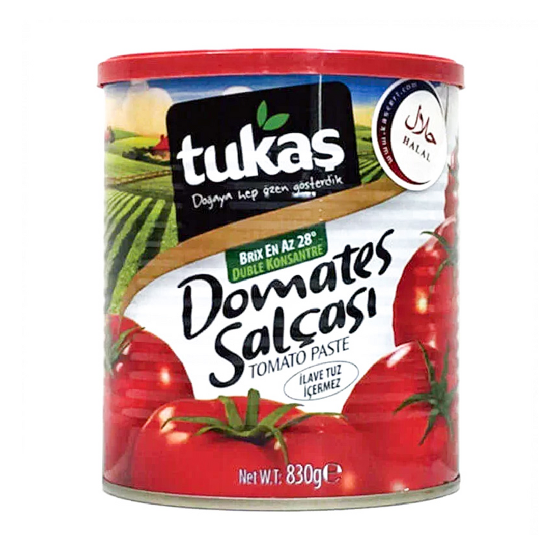 Tukas Canned Tomato Paste 830g Made in Turkey | Tukas Domates Salcasi | Tomato Paste