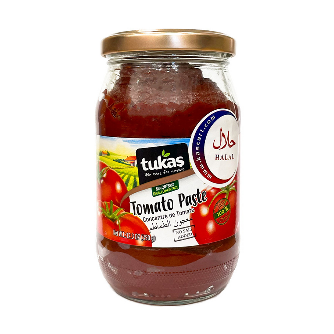 Tukas Tomato Paste Jar 350g Made in Turkey | Tukas Domates Salcasi | Tomato Paste